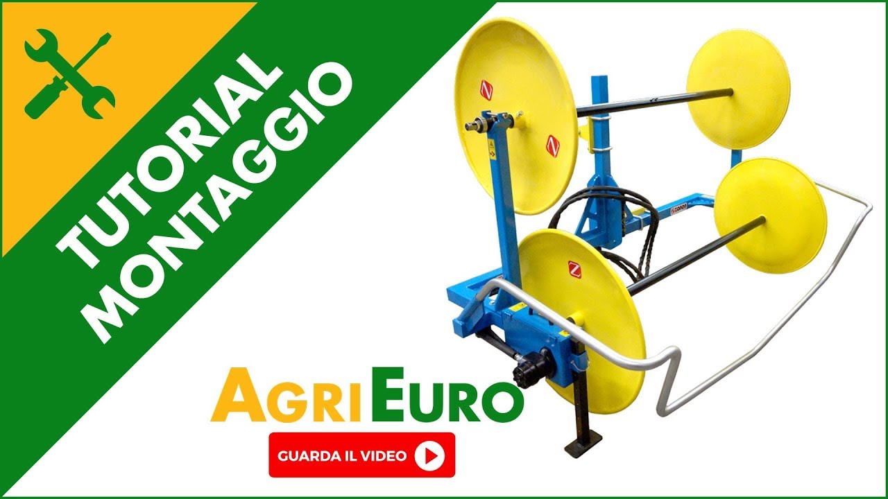 Montaggio dell'avvolgi-rete per olive Zanon AVR-250