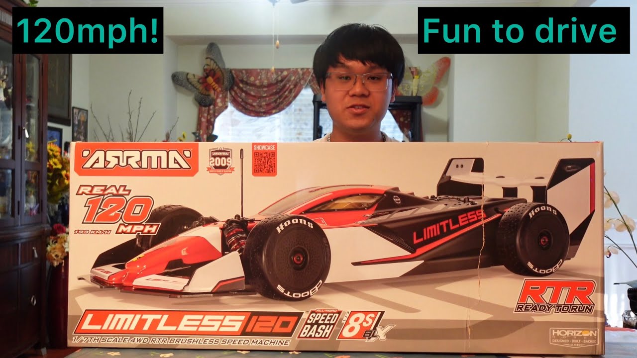 (Этот rc — король скорости!) Arrma limitless 120 8S