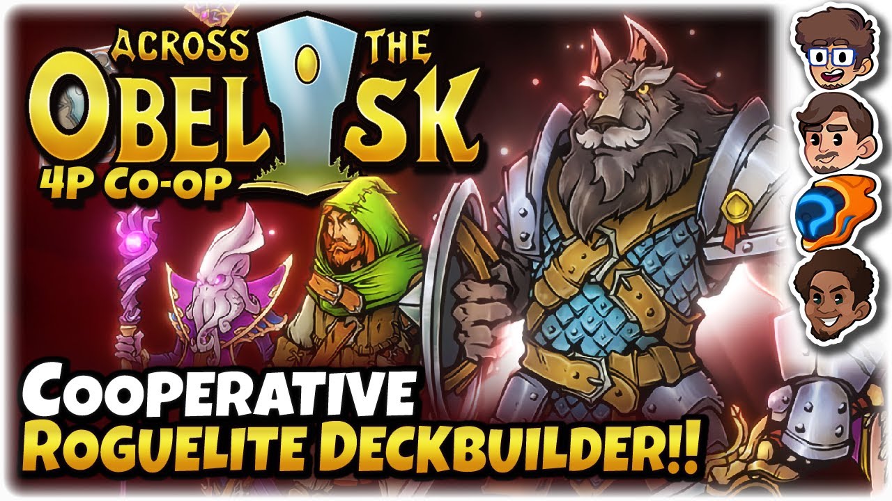 Co-Op Roguelite Deckbuilder! | Across the Obelisk: 4 Player Co-Op | 1 | ft. The Wholesomeverse | 