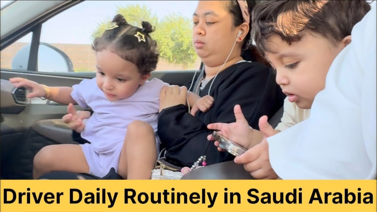 Driver Daily Routine in Saudi Arabia Riyadh minivlog Day57full Hind video #firozkavlog  #youtuber