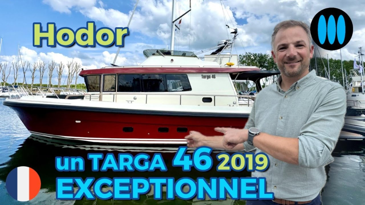 Visite et essai d'HODOR, un Targa 46 de 2019, une occasion unique en Europe !
