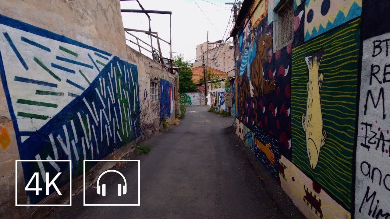 Kond | A Binaural D&eacute;rive in Kond Quarter Yerevan, Armenia 4K