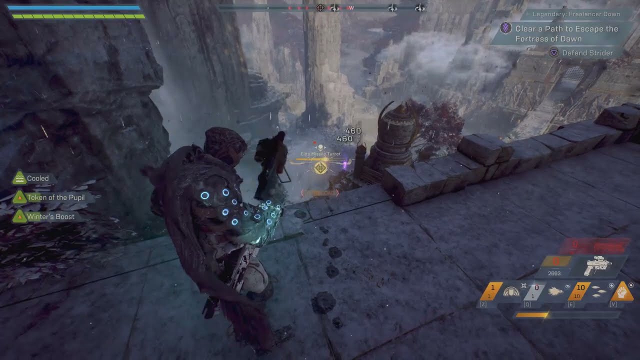 Anthem 8K HDR Masterwork Storm L30 Freelancer Legendary Freelancer Down try3 part 3 Defeat Dominion