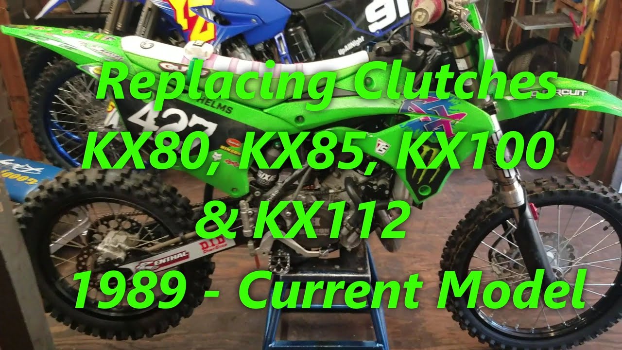 1:11 Clutch Replacement KX85 KX112 KX80 KX100 1989-2025. Installing new clutch plates. Kawasaki
