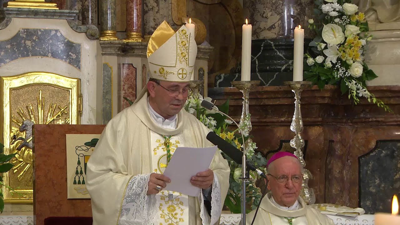 Nastupni govor zaređenog požeškog biskupa msgr. Ive Martinovića