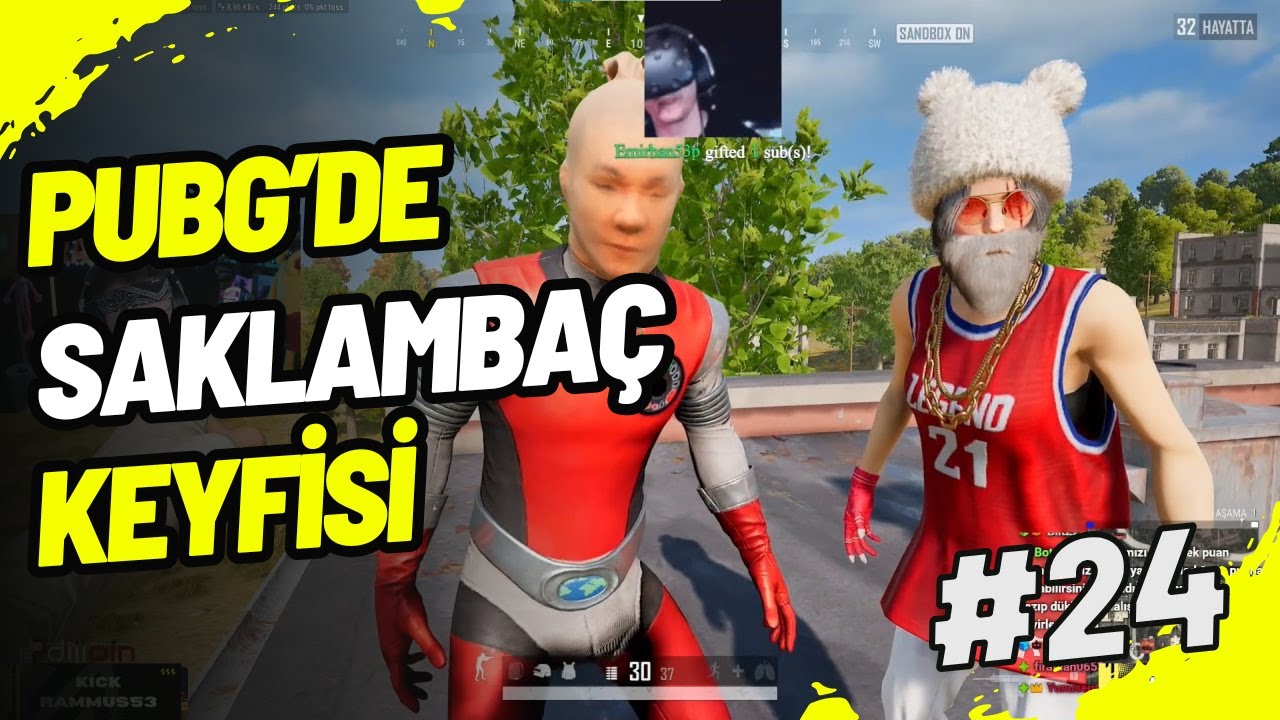 RAMMUS53'DEN GÜNLÜK KİCK KESİTLERİ #24 (PUBG'DE SAKLAMBAÇ KEYFİSİ)