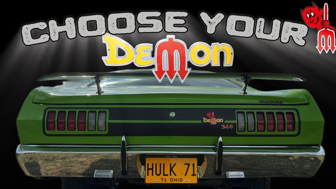 Top 3 DODGE DEMONS in existence today Which one would you choose?