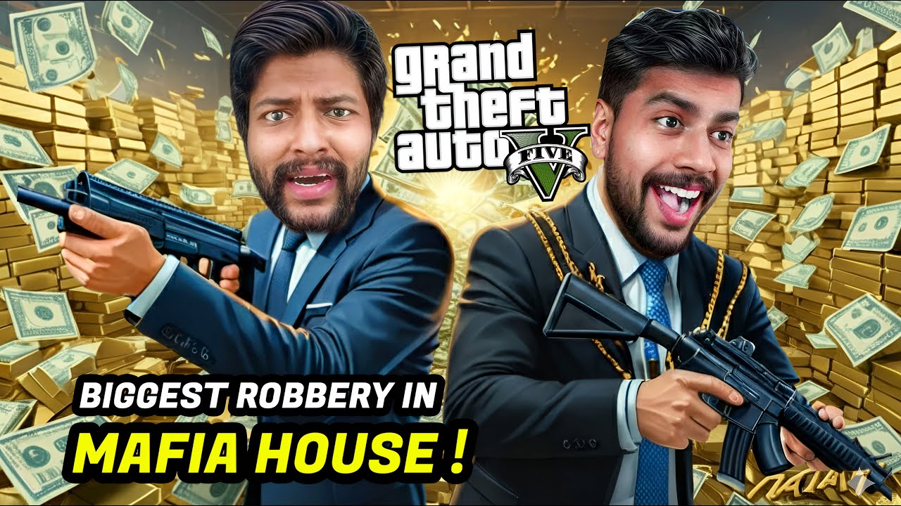 GTA 5 RP : THE BIGGEST ROBBERY IN MAFIA HOUSE with Noobmaster !!😱