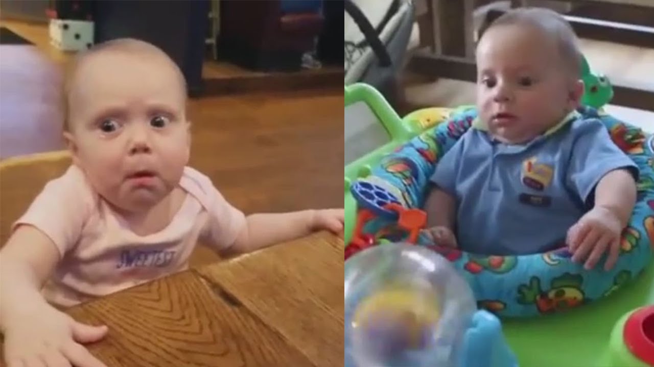 Funny babies wow faces Adorable Moments