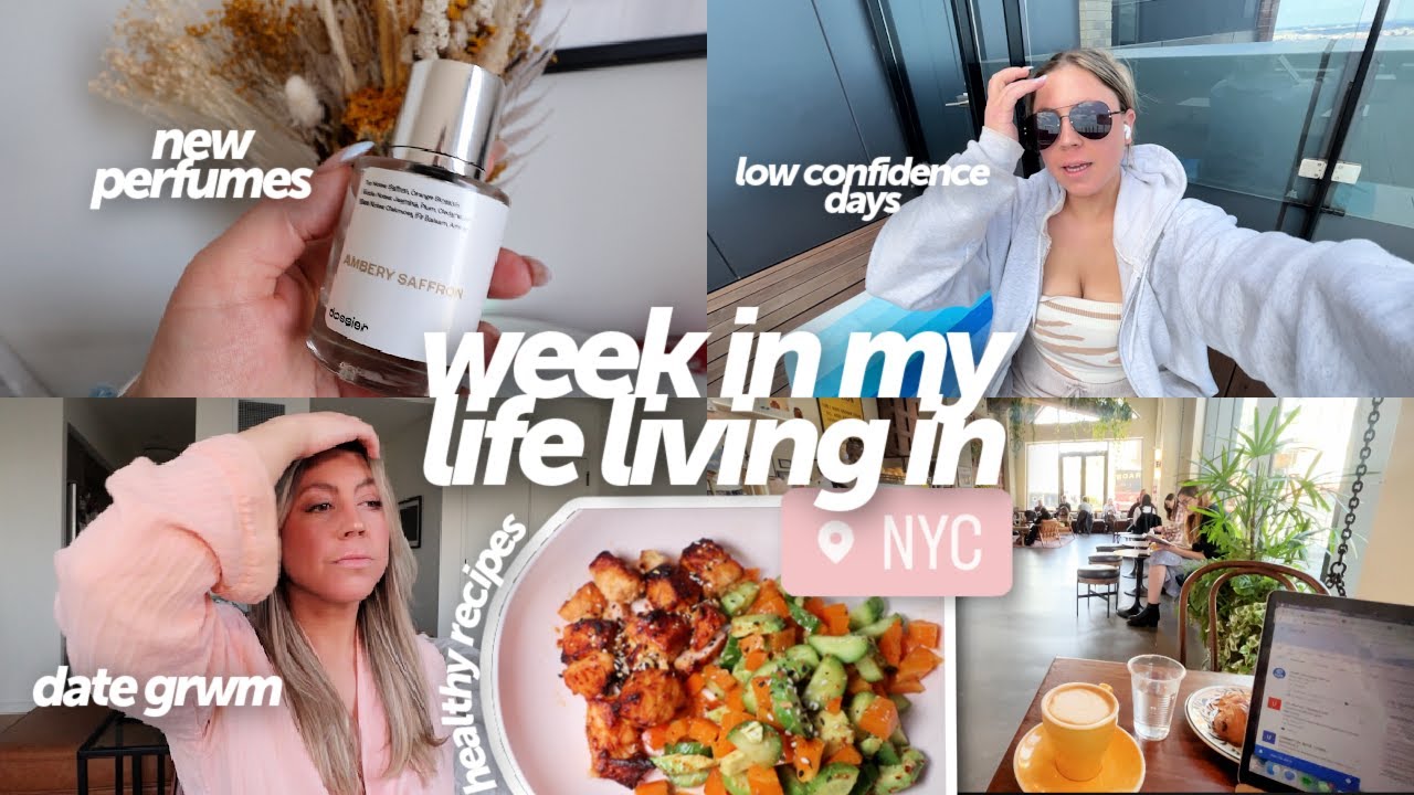 nyc vlog: date night grwm, back in a healthy routine, new dossier perfumes, low confidence days
