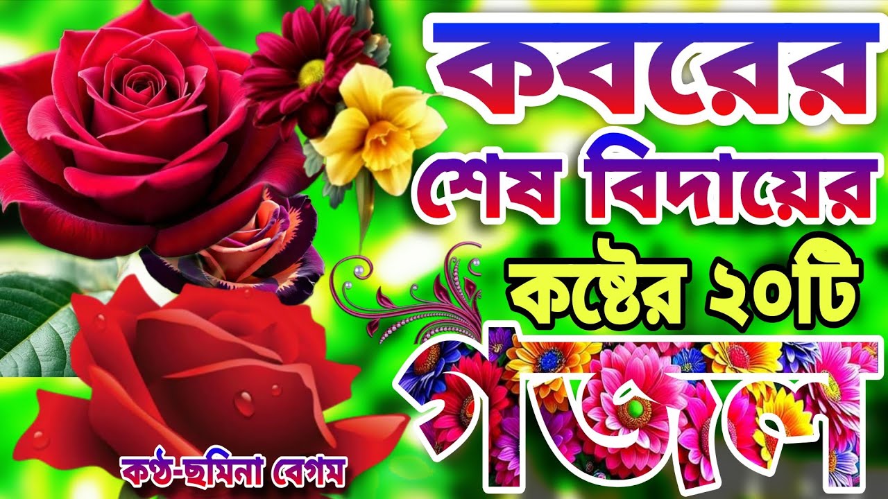 খুবই দুঃখের কলিজা ছিড়া কষ্টের সেরা মায়াবী কন্ঠে মন জুড়ানো ২০টি গজল।আমার মরন হলে আসবে তোমরা 