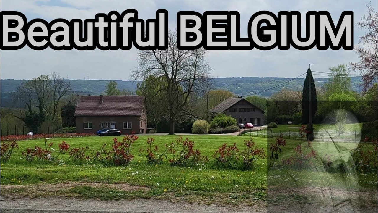 Drive through Beautiful village of Belgium