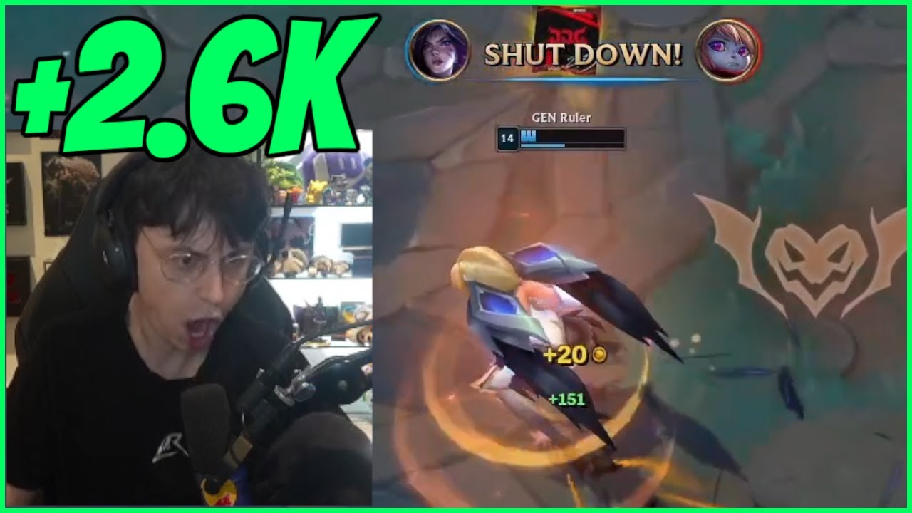 GENG Ruler Goes Insane And Gains 2.6K Gold In Teamfight