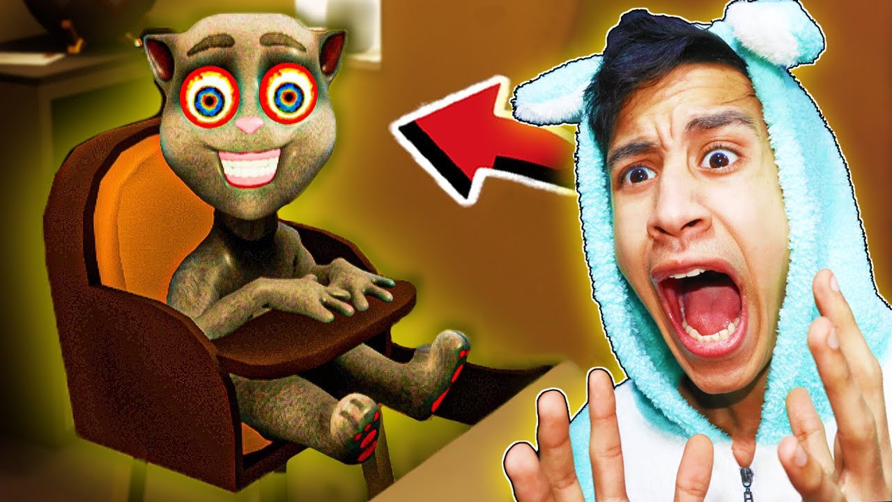 الطفل توم المتكلم النسخة المرعبة بروح شيطانيه | Baby in Yellow !! 😱🔥