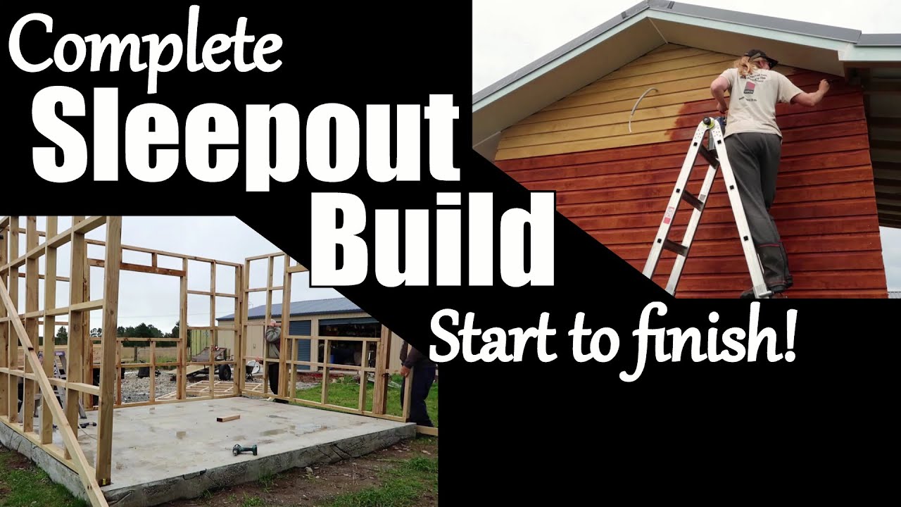 Complete Sleepout Build - Start to Finish Montage