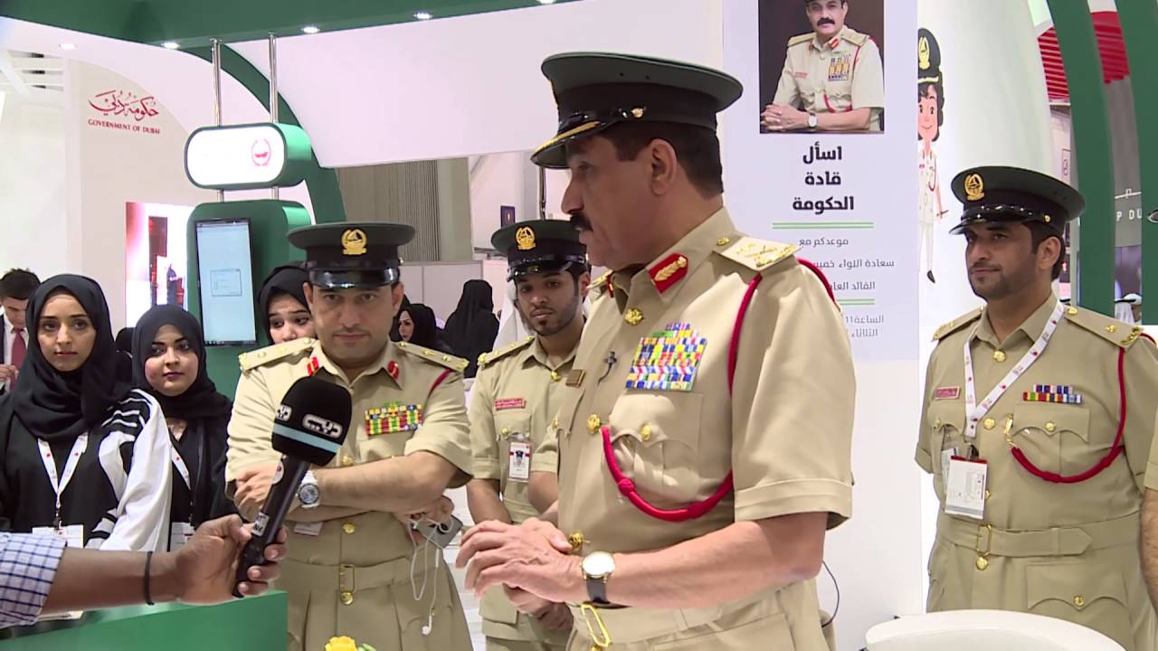 القائد العام لشرطة دبي بالجلسة الحوارية 