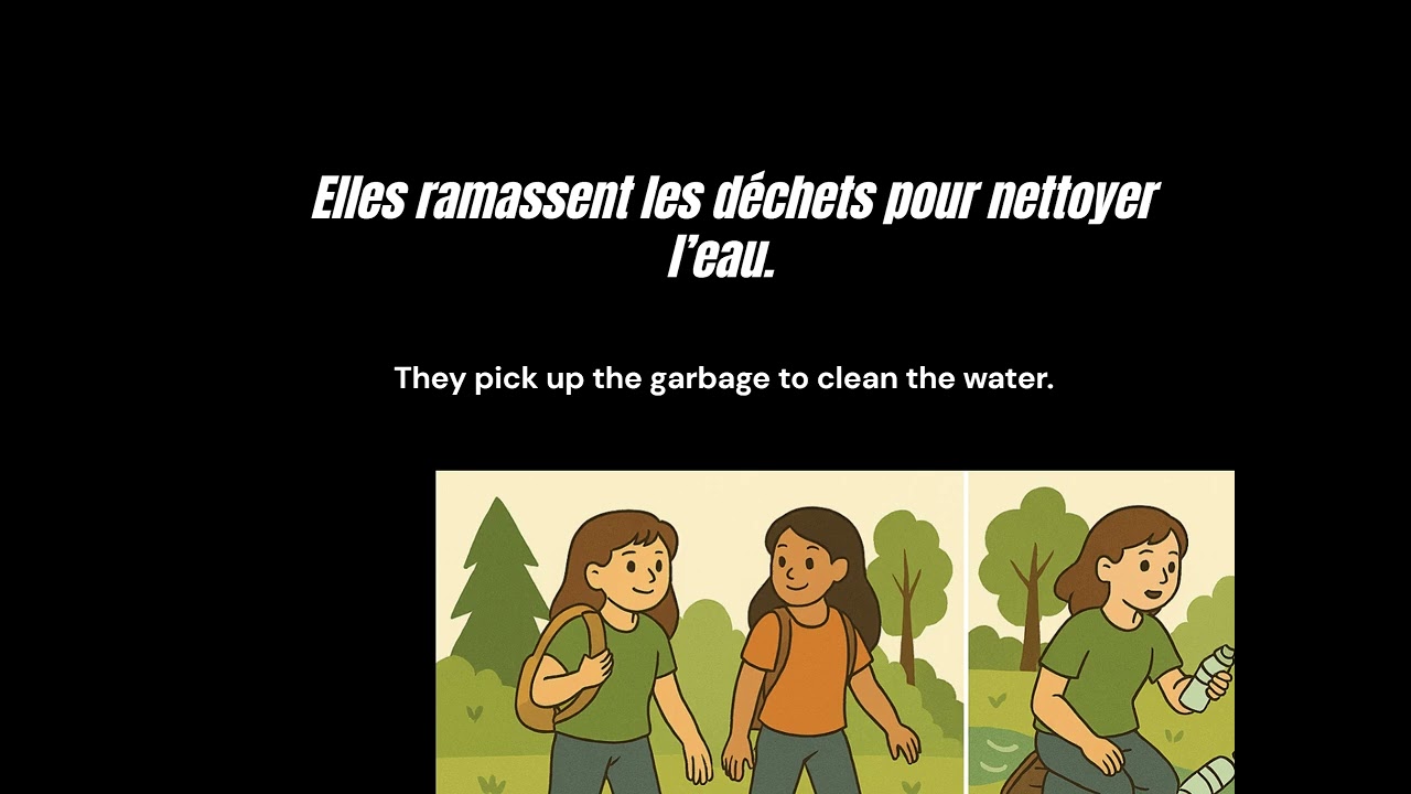 Mission Nature avec Aveline et Léa : Apprendre le français et protéger la planète (Learn french)