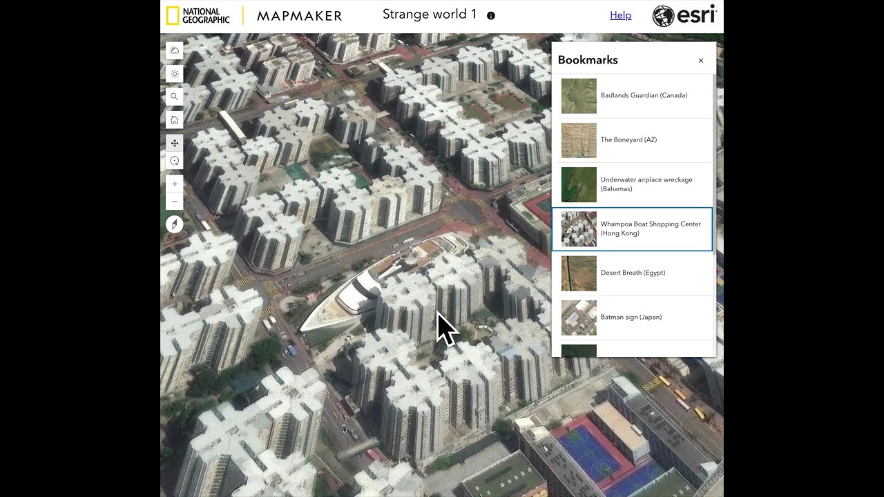 Exploring our strange world in the National Geographic MapMaker