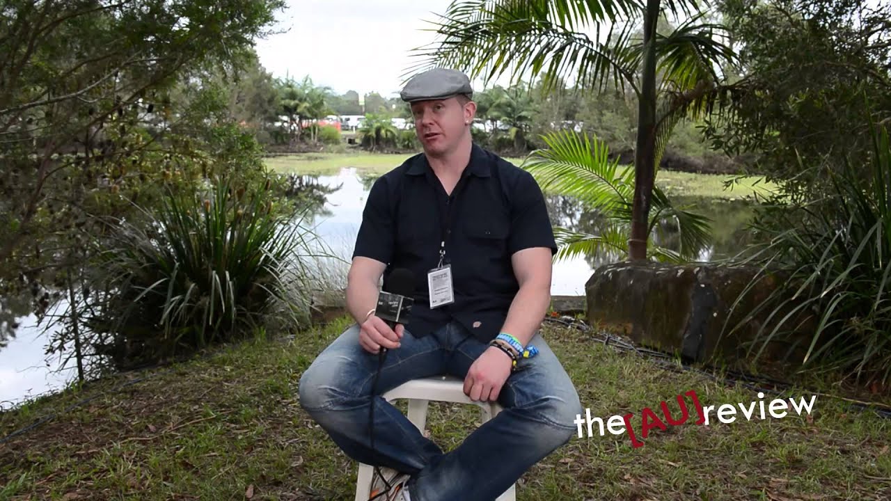 Damien Dempsey (Ireland) - Interview at Bluesfest Byron Bay 2013.