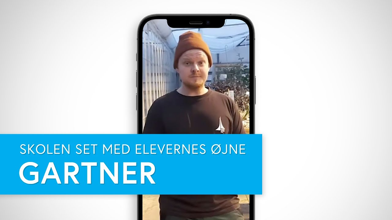 Troels viser frem på gartneruddannelsen | Skolen set med elevernes øjne