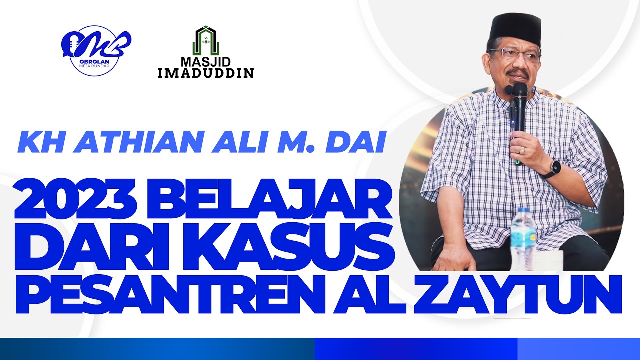 PESANTREN TOMBAK KEBANGKITAN ISLAM | MASJID BANG IMAD - KH ATHIAN ALI M. DAI