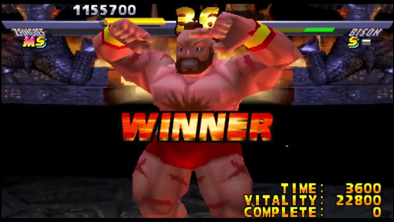 Street Fighter EX2 Plus - Zangief arcade mode