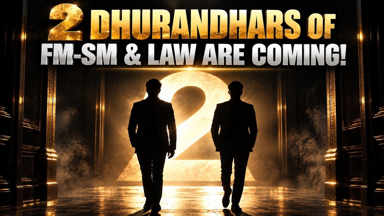 🎯DHURANDHARS OF FM-SM & LAW ARE COMING! 🔥| CA INTER JAN 2027