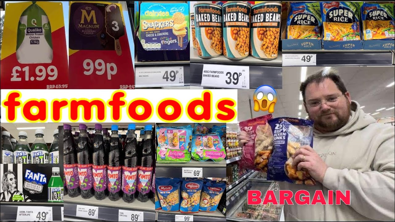 FARMFOODS BARGAINS | SHOP WITH ME | £80 SHOPPING 🛒😱