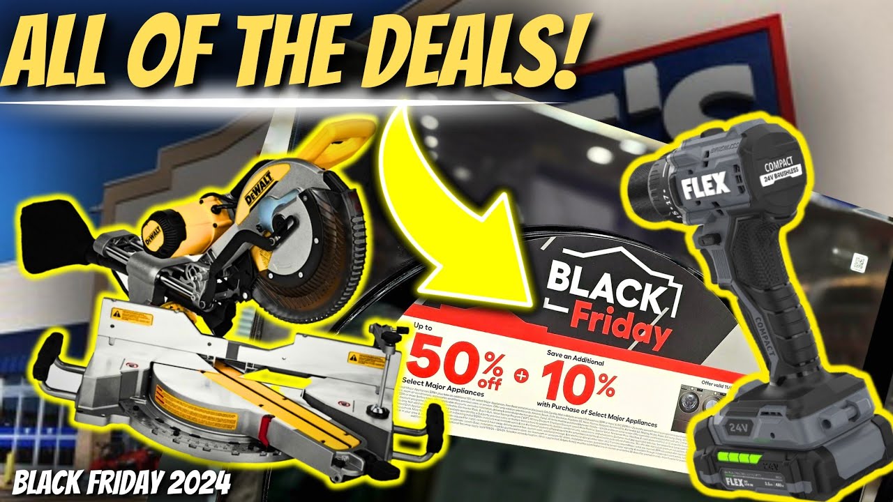 EVERY LOWE'S BLACK FRIDAY DEAL + NEW HIDDEN Clearance Section! Deals on Tools, Appliances and MORE!