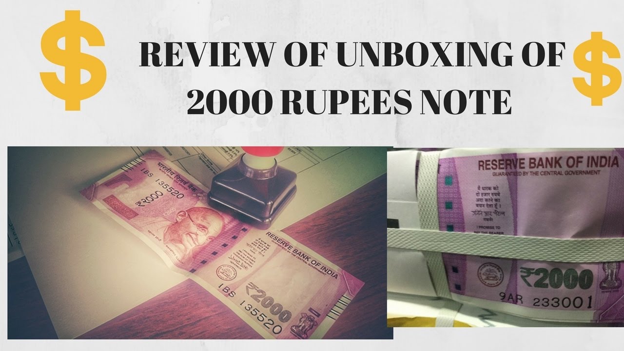2000 Rupees notes some security features