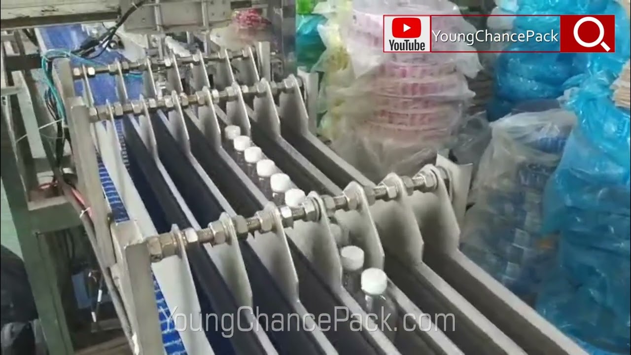 1 Row to 6 Rows Square Bottles Lane Divider Sorter Conveyor Machine
