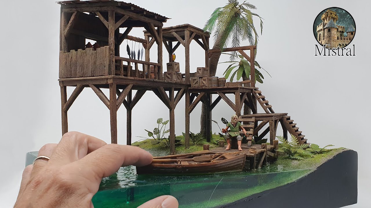 Fisherman's Island - Diorama 1/32 scale - TUTORIAL