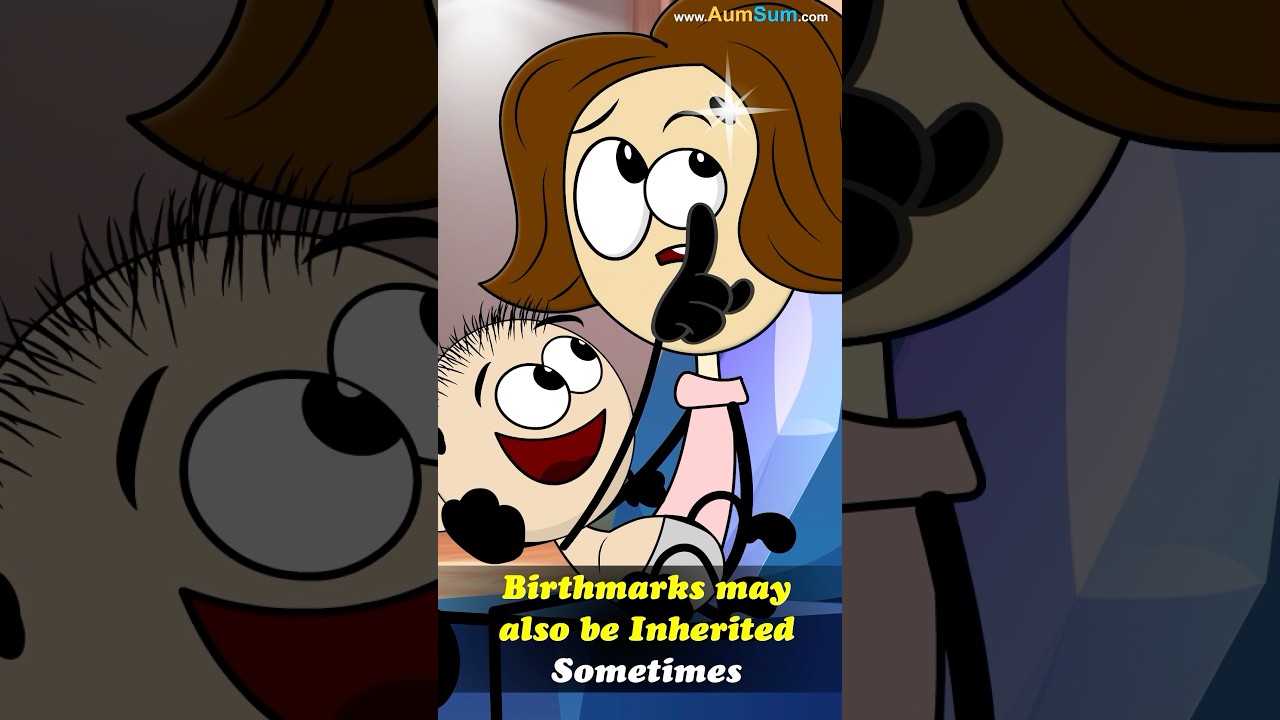 What is the Cause of Birthmarks? | #aumsum #kids #shorts #science