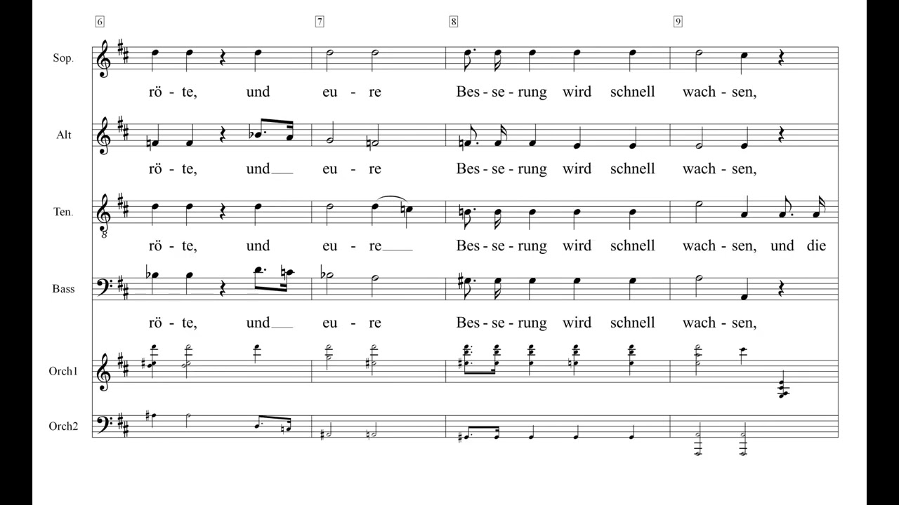 Elias 2025 Mendelssohn-Bartholdy Nr. 41 + 42 Aber einer erwacht Einstudierung Alt 2