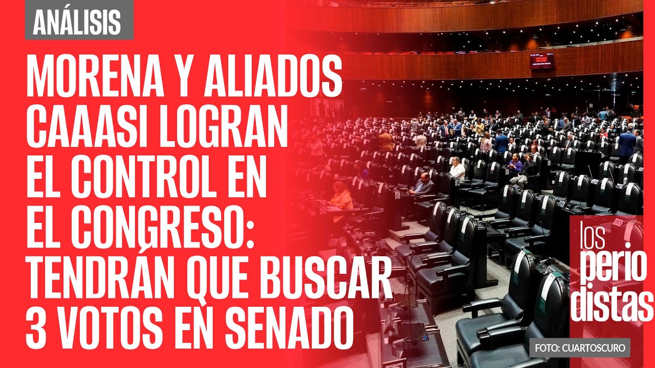 #Análisis ¬ Morena y aliados caaasi logran el control en el Congreso