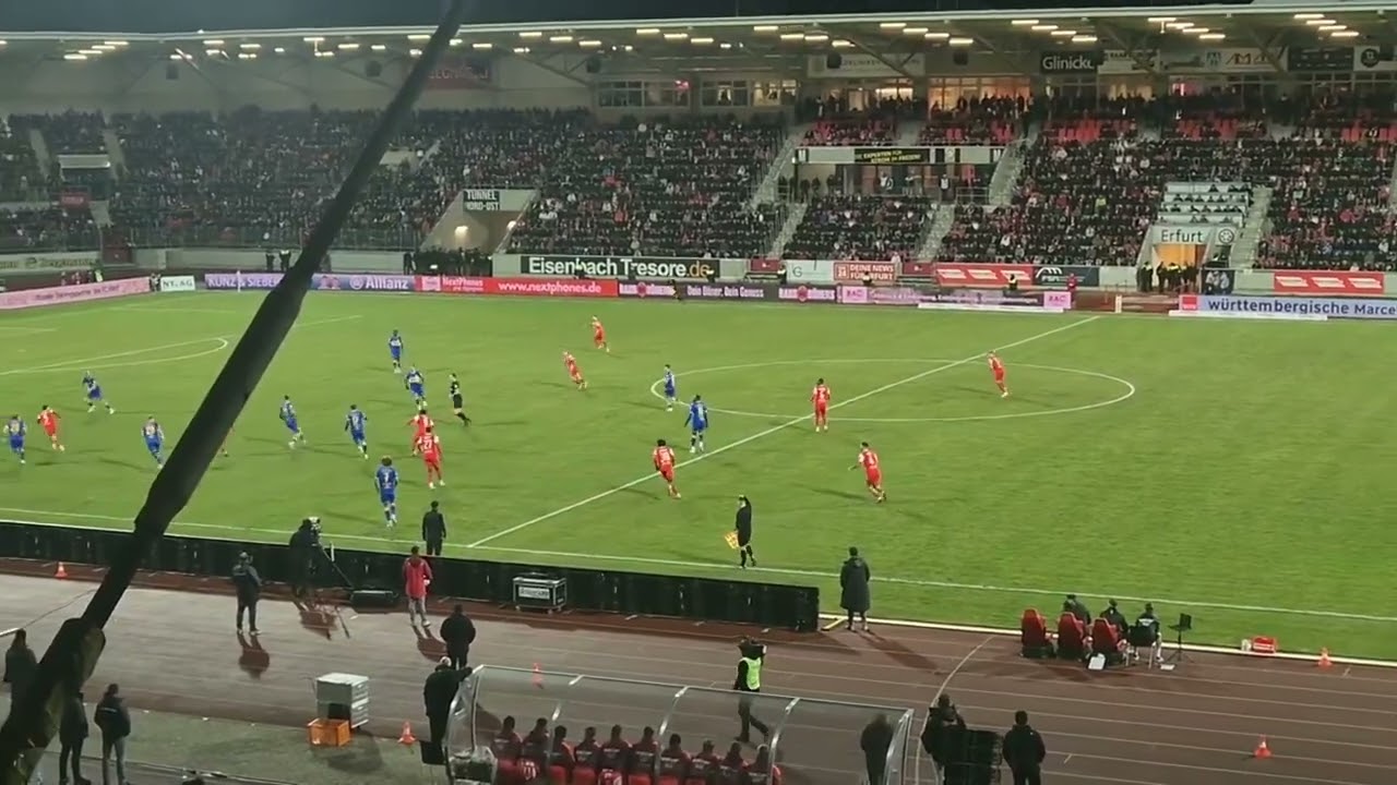 FC Rot-Weiß Erfurt - FC Carl Zeiss Jena am 28.11.2025 (3:1) Stadionvlog
