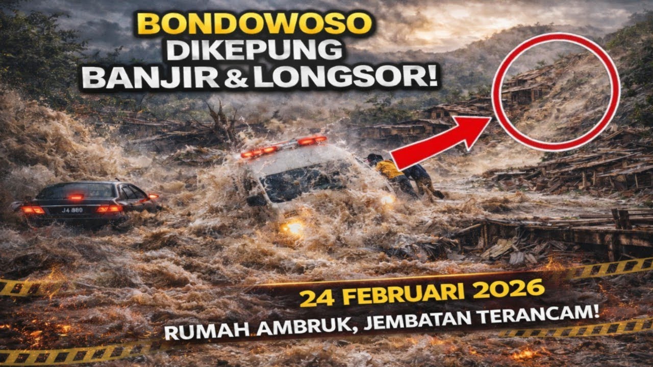 JATIM GEMPAR‼️ Bondowoso Dikepung Banjir&Longsor 11 Titik Terdampak, Rumah Ambruk, Jembatan Terancam