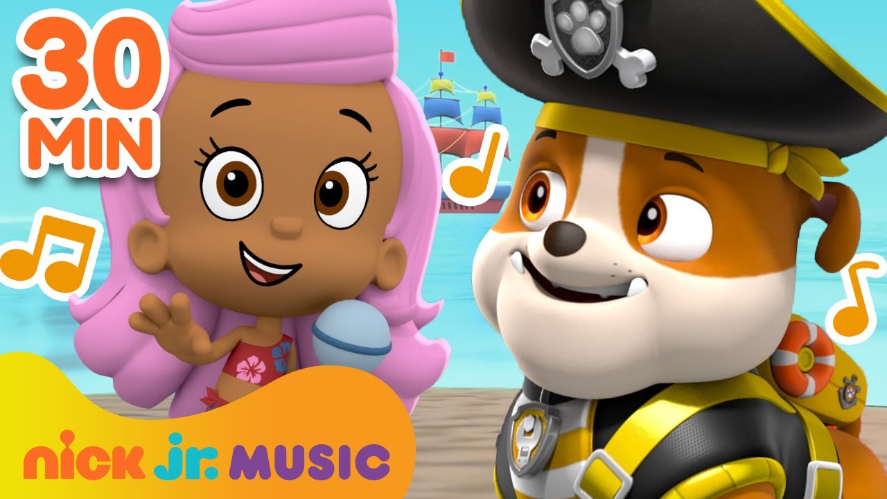 Songs about SUMMER! w/ PAW Patrol, Bubble Guppies & More! ☀️ 30 Minutes | Nick Jr. Music