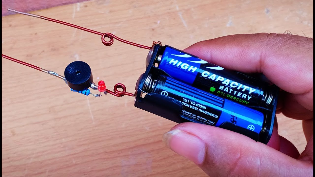How to make Buzzer circuit at home
