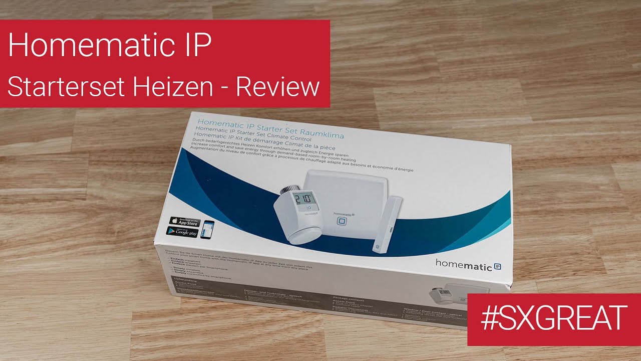 Smartes Heizen im Winter mit dem Homematic IP Starterset Raumklima 🔥❄ | #sxgreat