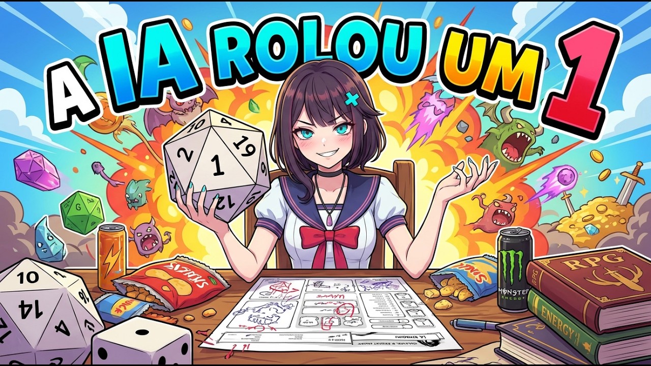 Vtuber IA joga RPG DE MESA , ela &eacute; muito boa!