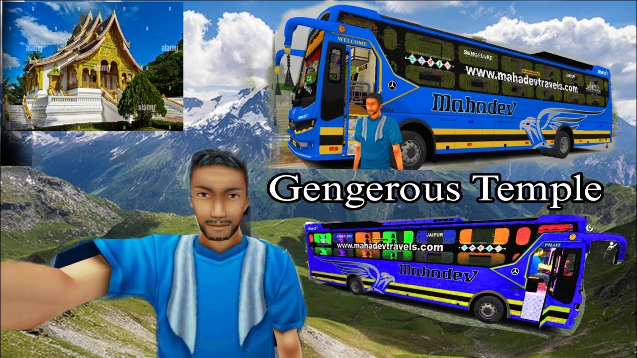 Bus Journey To Temple /BUS SIMULATOR INDONESIA #bussimulatorindonesia #gaming #subscribe 