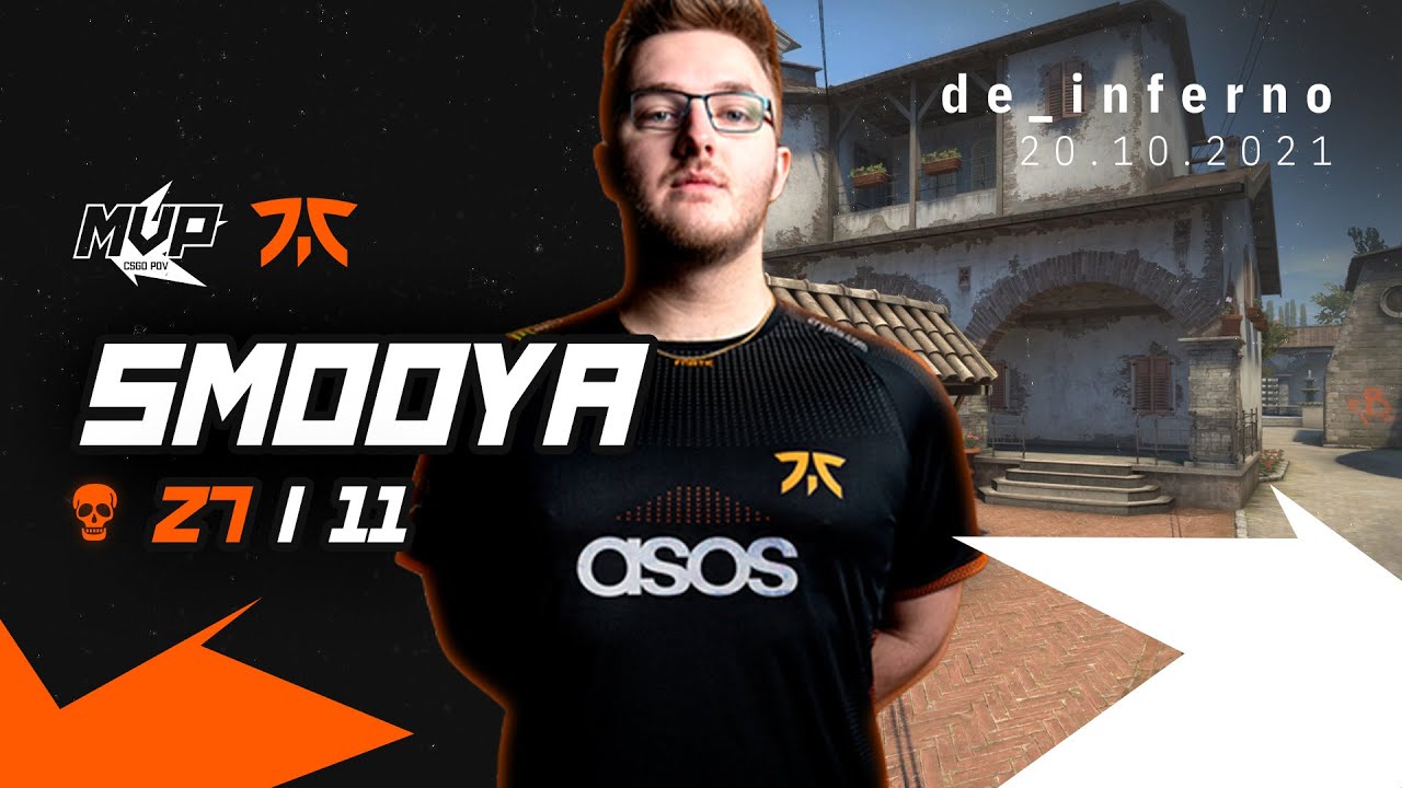 MVP CSGO POV: fnatic smooya (27/11) vs Eternal Fire (de_inferno) @ DreamHack Open