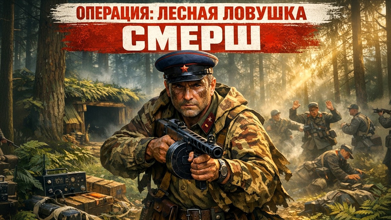 КАК КОНТРРАЗВЕДКА ВЫСЛЕЖИВАЛА И УНИЧТОЖАЛА ДИВЕРСАНТОВ В ЛЕСУ