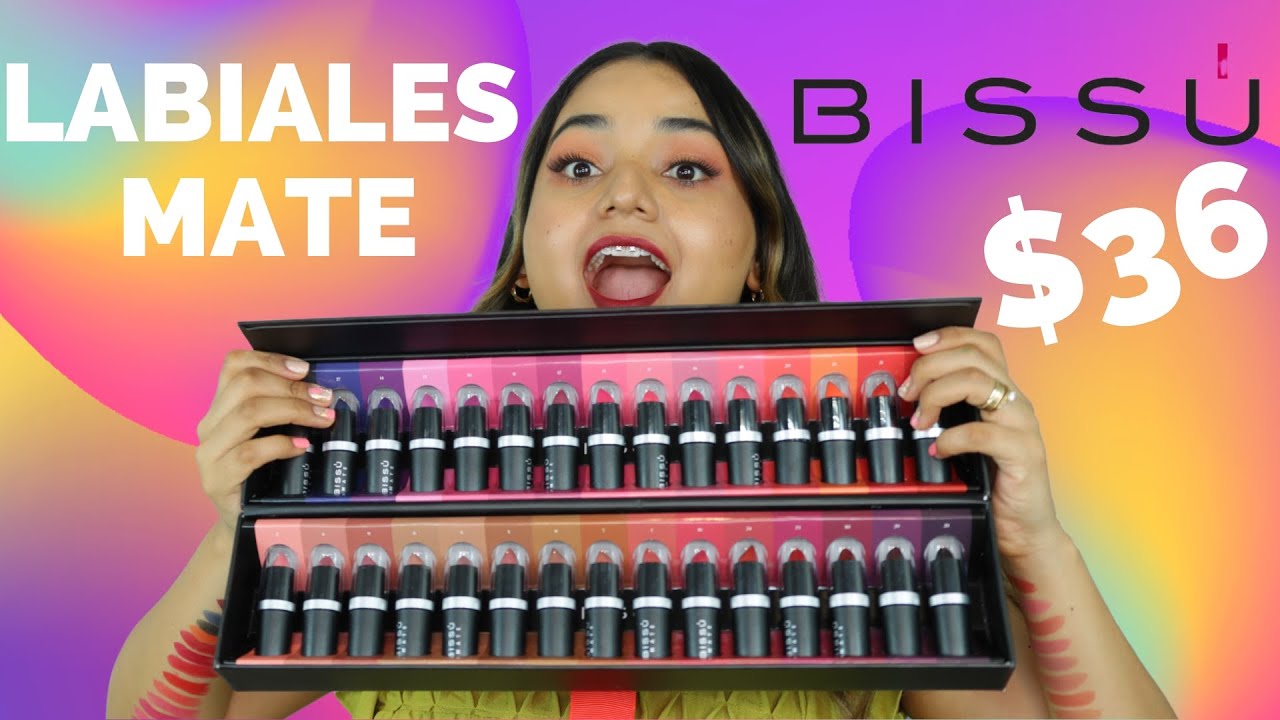 💄 LABIALES MATE DE BISSU EN PIELES MORENAS 💄
