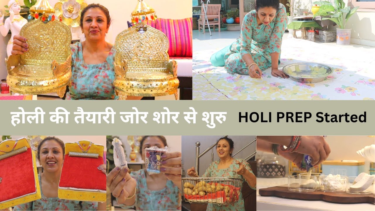 HOLI Prep & Shopping Started || 2 Recipes for Festival || Holi Recipes , FESTIVAL Celebration