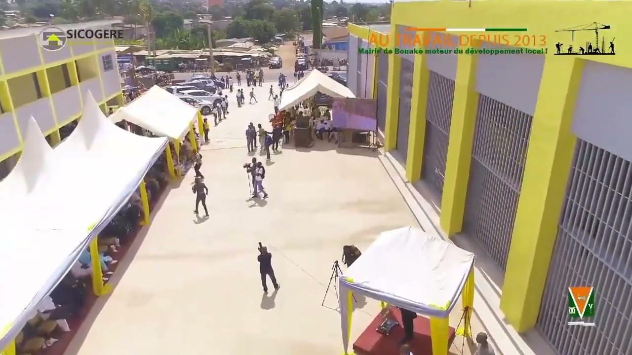 cote d'ivoire: inauguration du marché d'ahougnanssou à bouaké