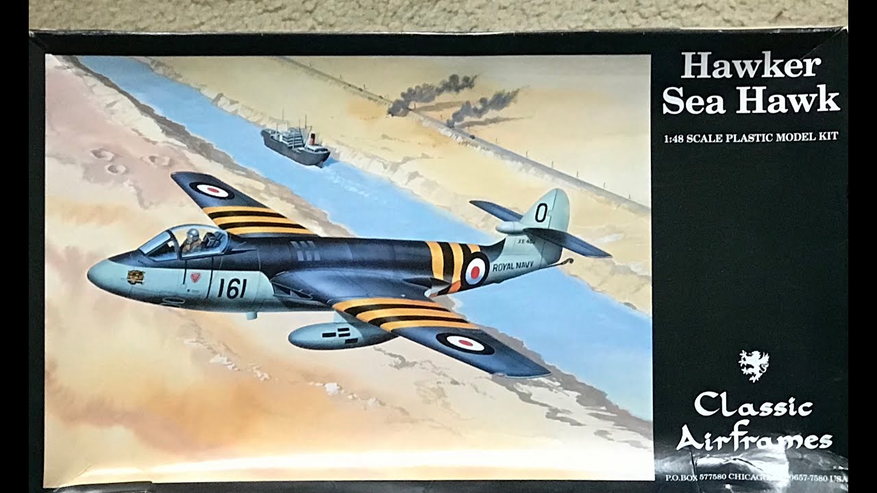 Rare Classic Airframes 1/48 Seahawk Model review.(Short-16m).