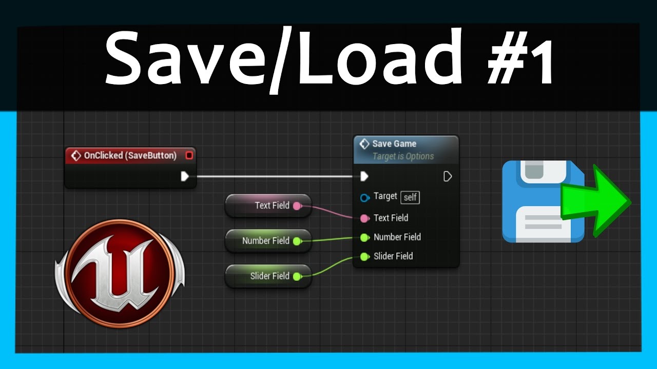 Save/Load Menu Settings - Unreal Engine 4 Tutorial