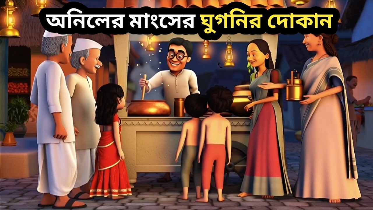 অনিলের মাংসের ঘুঘনি | Bengali Fairy Tales Cartoon | Rupkothar Bangla Golpo | Thakumar Jhuli